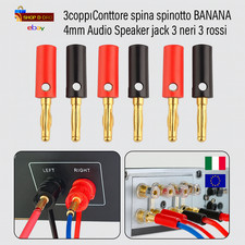 3 coppie Connettore spina