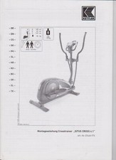 ISTRUZIONI KETTLER MONTAGEANLEITUNG CROSSTRAINER "SITUS CROSS 4.1" 