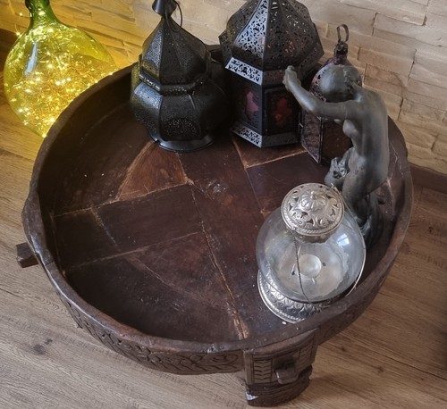Tavolino orientale rotondo - tavolino,