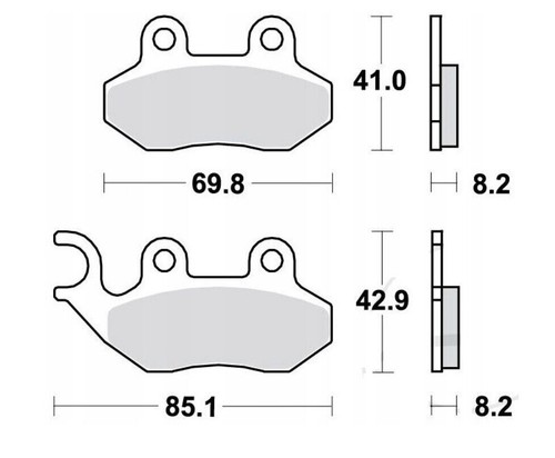 Kit pastiglie freno anteriore - kit,