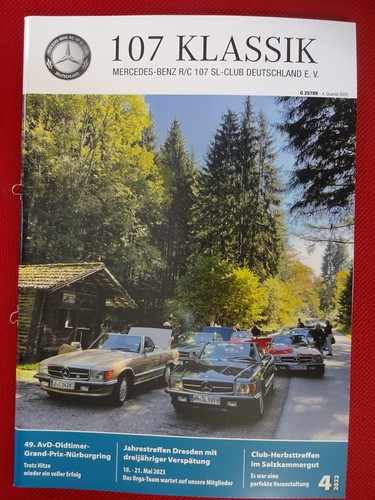 Mercedes 107 club giornale - 107,