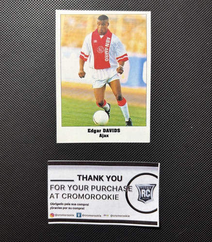 Edgar davids rookie - rc, sticker