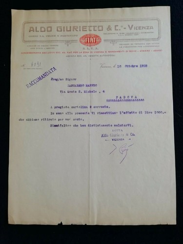 Carta intestata vicenza aldo - carta,