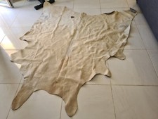 TAPPETO IN VERA PELLE DI MUCCA USATO POCHISSIMO