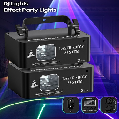 Proiettore laser led rgb - 2x,