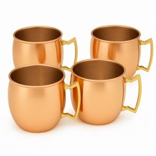 Mug In Rame Massiccio Fatti A