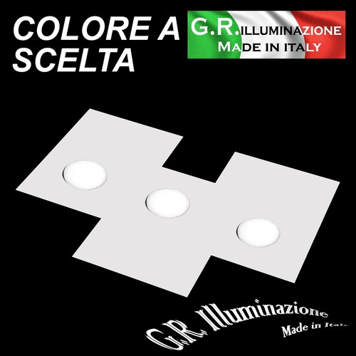 Plafoniera moderna led 3 - led,