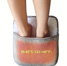 Scaldapiedi USB Elettrico Invernale Cuscinetto Riscaldante Morbido Lavabile