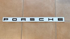 Scritta PORSCHE nera OPACA x