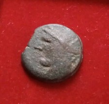 CARTAGINE, Rivolta libica. Circa 241-238 a.C. Æ Aratro Shekel come nuovo su Sardegna Tanit