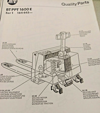 Libretto ricambi BT - Carrello elevatore elettrico a timone PPT1600E serie 1 ...
