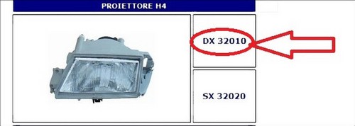 32010 60581537 faro - 60581537, proiettore