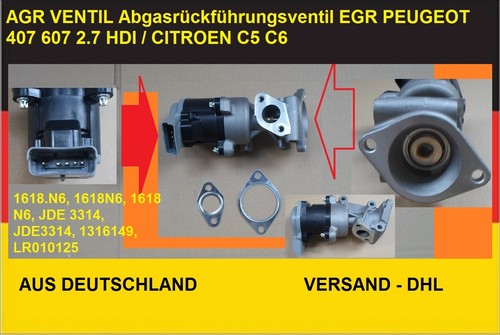 Agr valvola egr - 2.7, hdi
