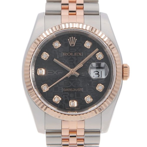 Rolex datejust 10p diamond - rolex,