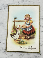 BUONA PASQUA VECCHIA CARTOLINA OLD POSTCARD