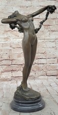 Scultura In Bronzo Art Nouveau