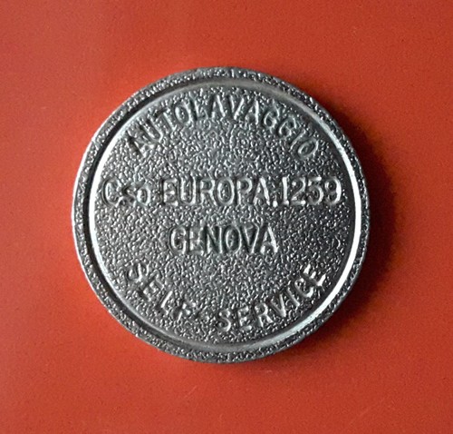 Gettone token autolavaggio - gettone,