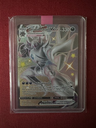 Carta pokemon grimmsnarl vmax - pokemon,