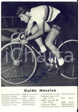 1956 CICLISMO Guido MESSINA - Squadra FREJUS - Foto seriale con AUTOGRAFO