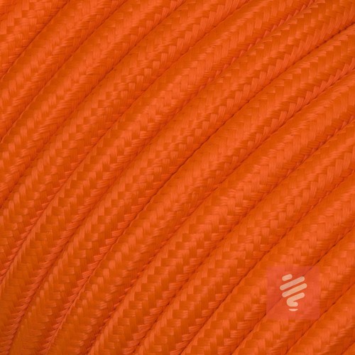 Cavo tessile arancione - , 2x0,75