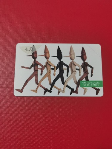 Scheda telefonica benetton - scheda,