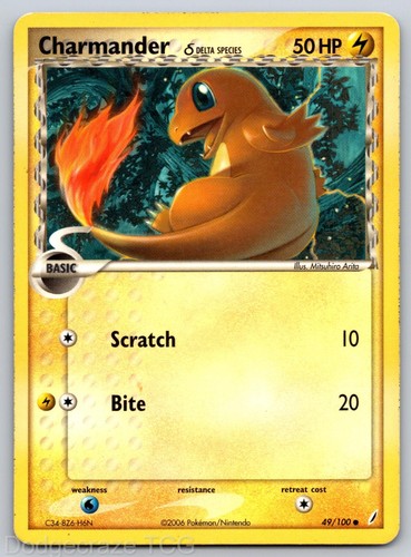 Charmander 100 common - 49/100,