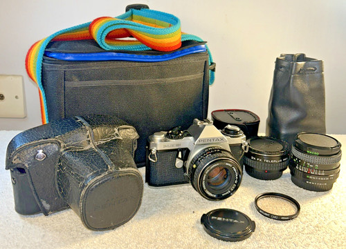 Pentax super con obiettivo - me,