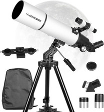 Telescopio Monoculare 80Mm Apertura 600Mm per Adulti Astronomia Principianti - B