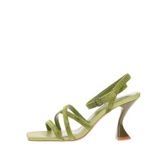 Jeannot Sandalo Velluto Donna Verde Nj742 acido