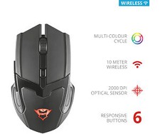 MOUSE TRUST GXT 103 GAV 23213 GAMING WIRELESS OTTICO MULTICOLOR CYCLE