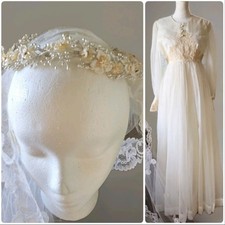 Abito da sposa vintage anni 70