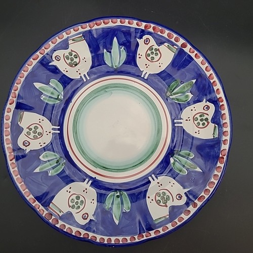 Piatto solimene vietri blu - piatto,