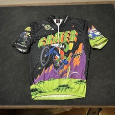 Maglia ciclismo vintage Giordana Italia Marvin Martian Looney Tunes Crater Hoppin