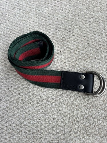 Cintura gucci tela righe - gucci,