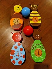 Giocattoli Bowling in Legno, Gioco Birilli per Bambini, ItsImagical. Bellissimo