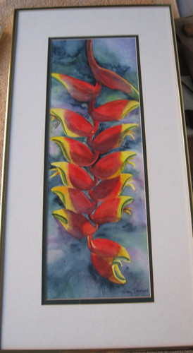 Quadro floreale acquerello