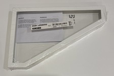 IKEA EKBY Lerberg White Metal