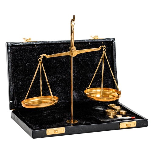Fine bilancia oro astuccio - bilancia,