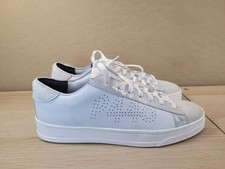 P448 scarpe uomo pelle bianca