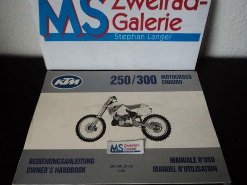 Ktm 250 300 motocross - motocross, manuale