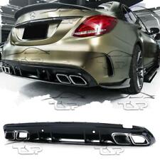 SOTTOPARAURTI DIFFUSORE FINALI PER MERCEDES W205 S205 14-20 CLASSE C AMG LOOK CR