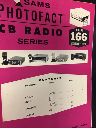 Sams photofact radio - sams,