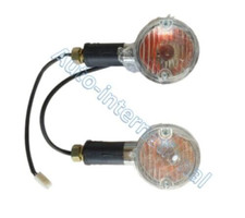 Per Froyal Enfield Electra Pallottola Anteriore Indicatore Lampeggiante 12 Volt