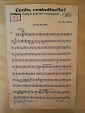 Spartiti Canta Contadinella E