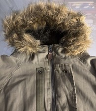 Parka Imbottito Timberland cappuccio con prlliccia staccabile Tg XL Ottimo AK125