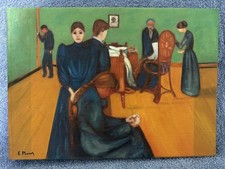 Quadro EDVARD MUNCH olio su