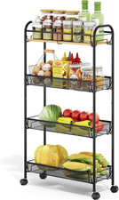 Carrello Da Cucina Stretto a 4