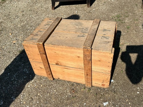 Cassa legno con coperchio - in,