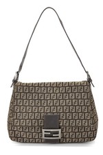 Fendi brown zucchino canvas - fendi,