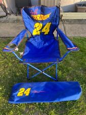 Sedia pieghevole 24 Nascar Jeff Gordon Dupont Chevrolet Camping Y2K Racing rara